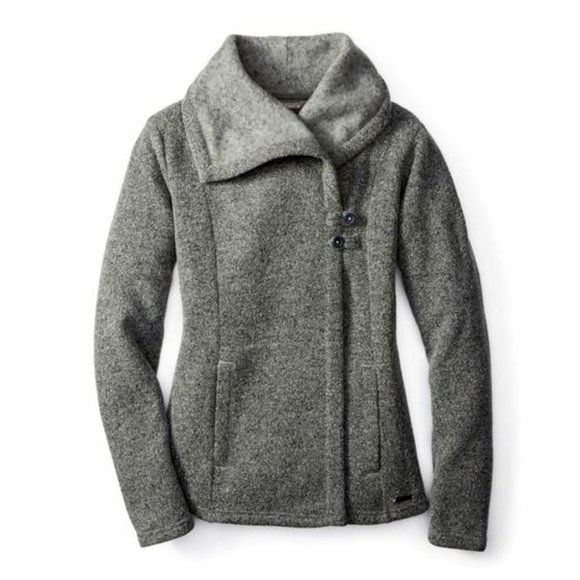 Smartwool Sweaters - SMARTWOOL "Odessa Lake Wrap" Sweater Jacket, Gray